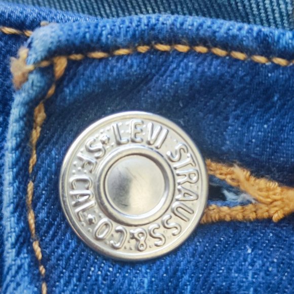 Levi's 710 super skinny jeans stretchy blue women's size 26 - Picture 7 of 8